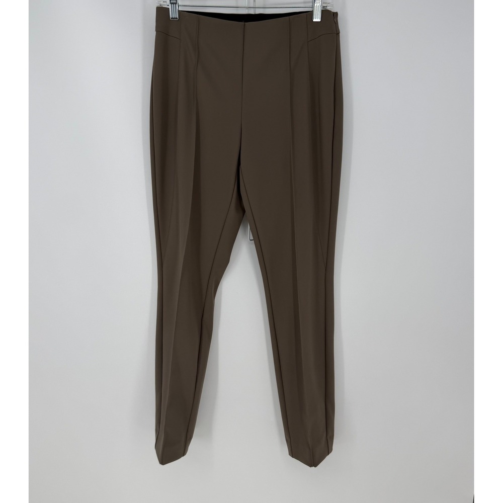 Lafayette 148 Gramercy Pants Women 4 Nougat Brown Slim Leg Side Zip NWT Luxury - Picture 11 of 11